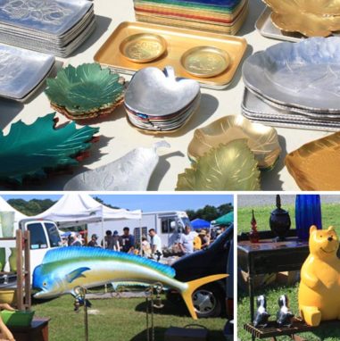 variety of goods sold at Elephants Trunk flea market