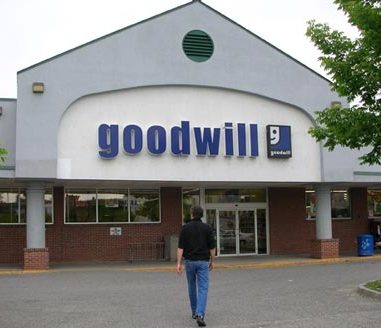 front of Goodwill store